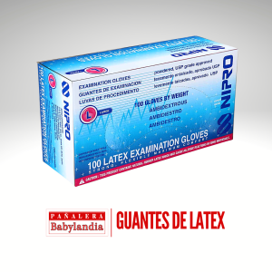 Guantes de Latex x100u Talle "L"